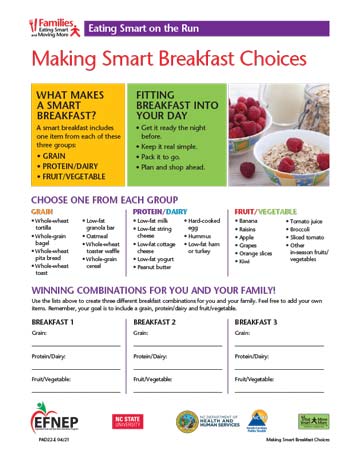EFNEP_Handout-Smart_Breakfast