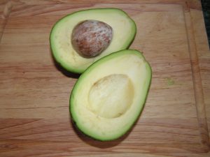 Cut avocado