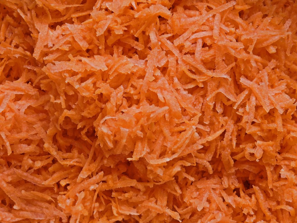 shredded carrots 