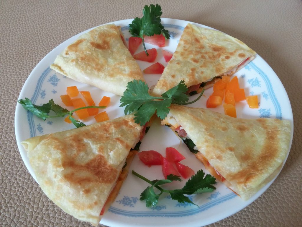 quesadillas