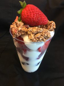 yogurt parfait with fruit