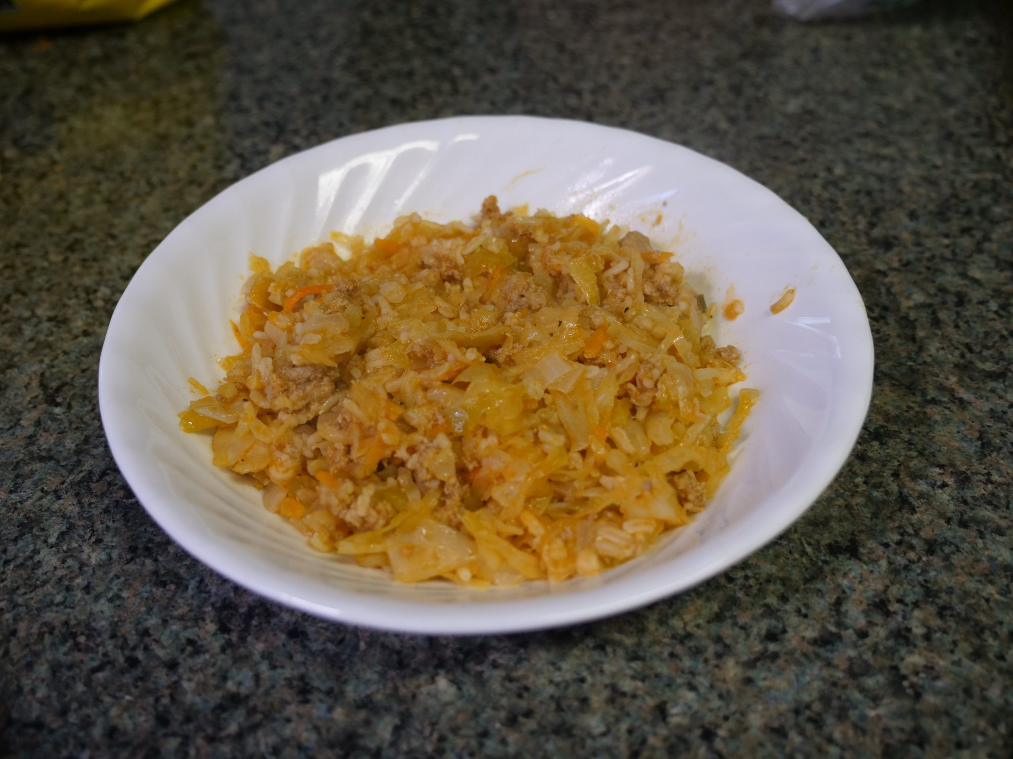Cabbage Meat Skillet Dish EFNEP Expanded Food and Nutrition Education Program