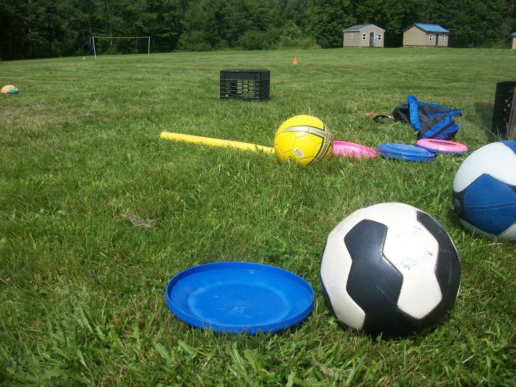 sports equipment outside