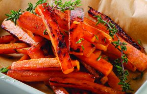 sweet potato fries with fresh thyme