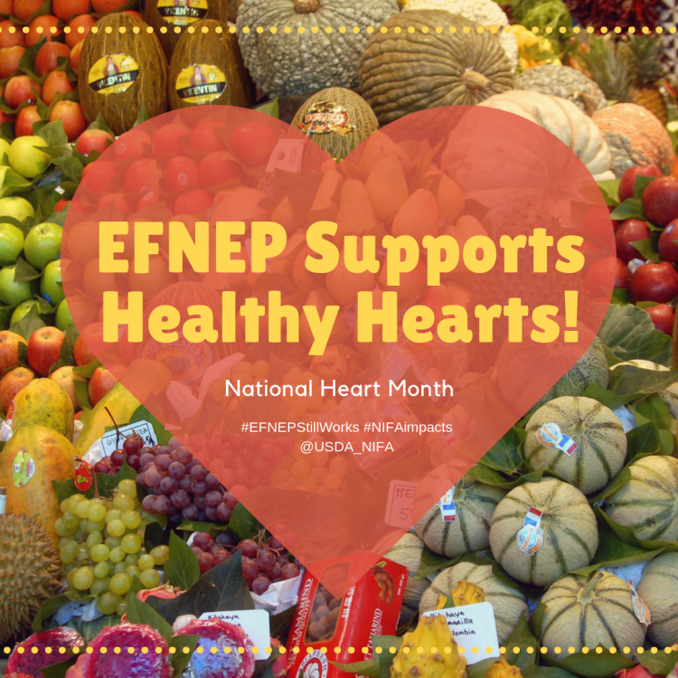 EFNEP supports healthy hearts graphic