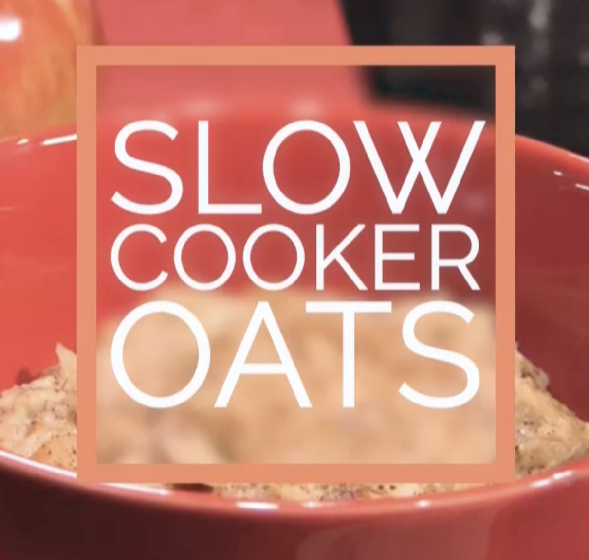 slow cooker oats