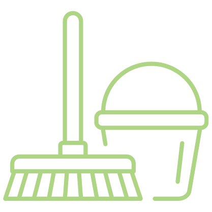 cleaning supplies icon